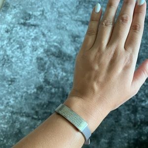 Marc Jacobs leather “Dog Tag” Bracelet